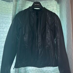 Harley-Davidson Black Leather Motorcycle Jacket